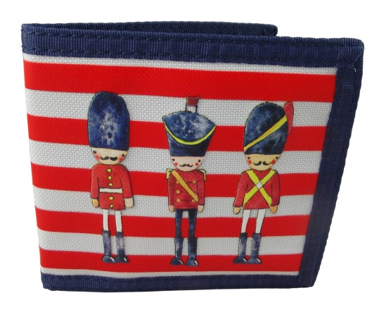 boys london solider themed wallet, great boys gift idea